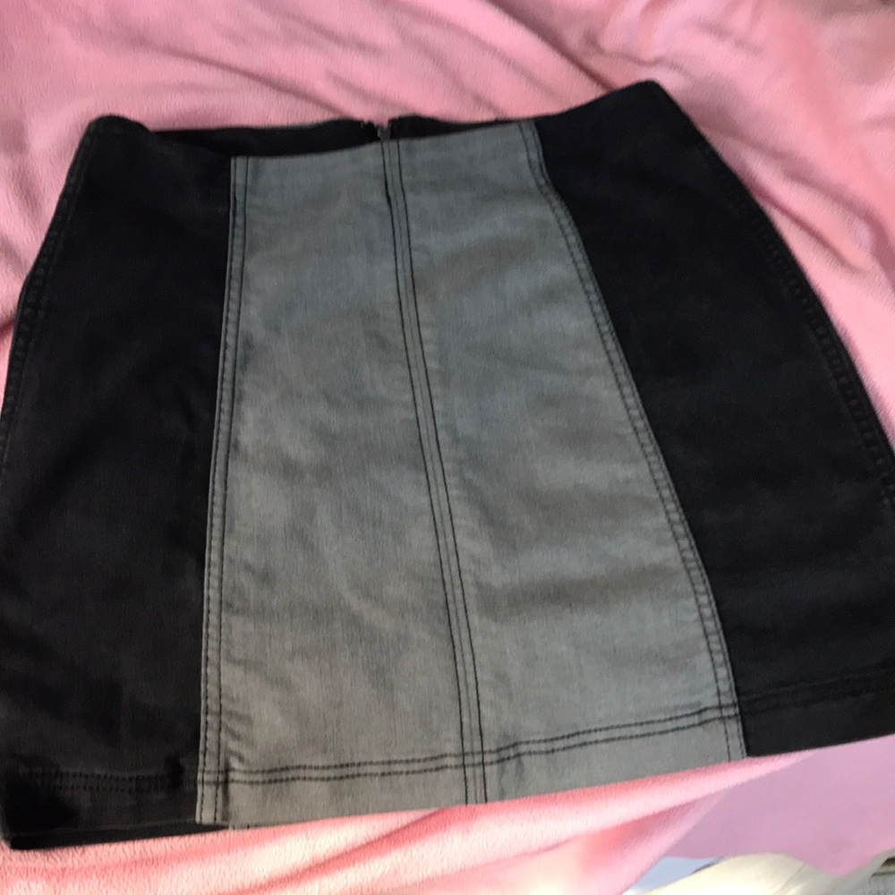 Free people denim miniskirt size 10